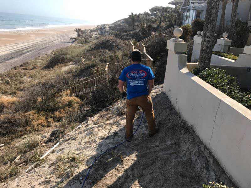 Concrete Slab Foundation Repair in Titusville, FL